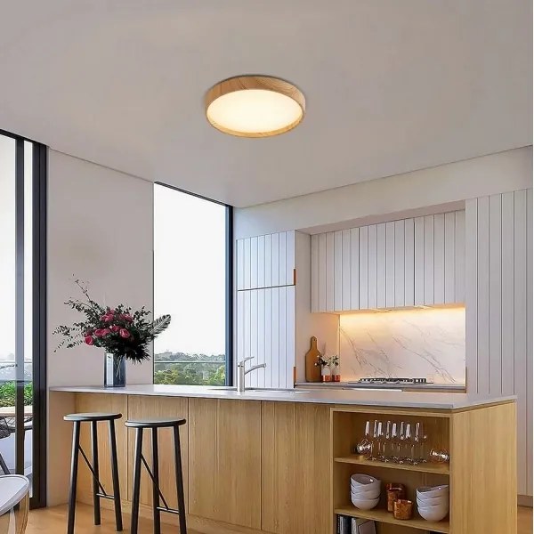 Plafonieră LED/18W/230V 4000K albă/bej Top Light