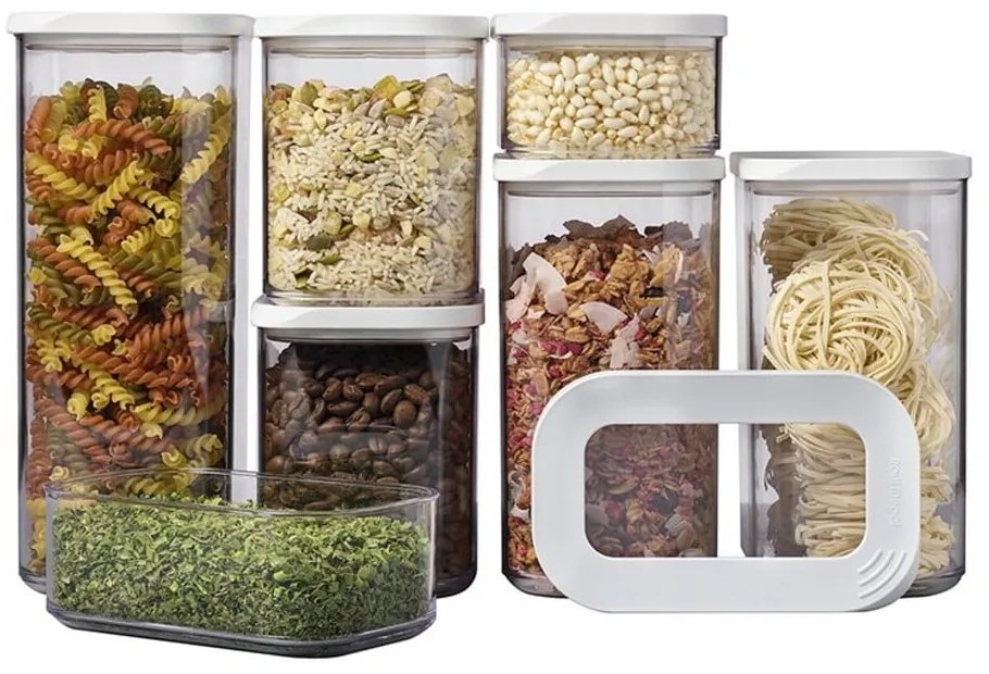 Set 7 cutii pentru depozitare alimente Rosti Mepal Modula Starter