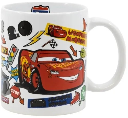 Disney Mașini Stickers cană de porțelan 325 ml în Cutie Cadou