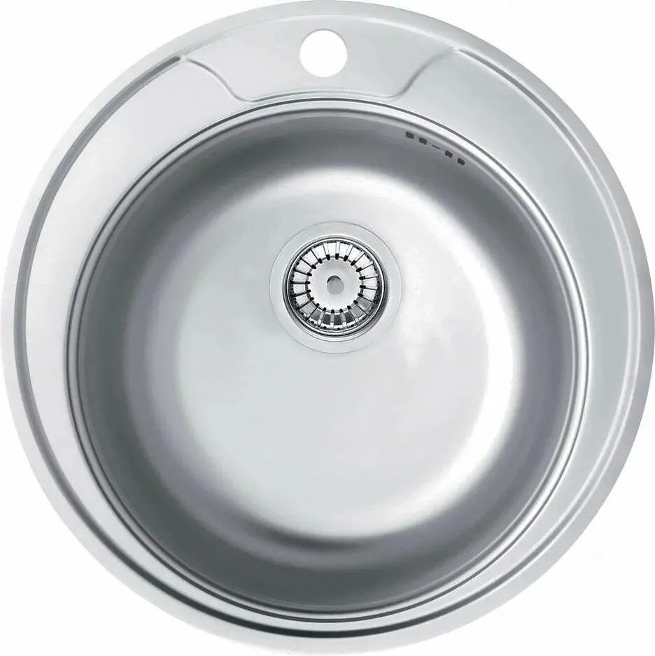Chiuveta Deante Twist inox cu diametrul 48 cm