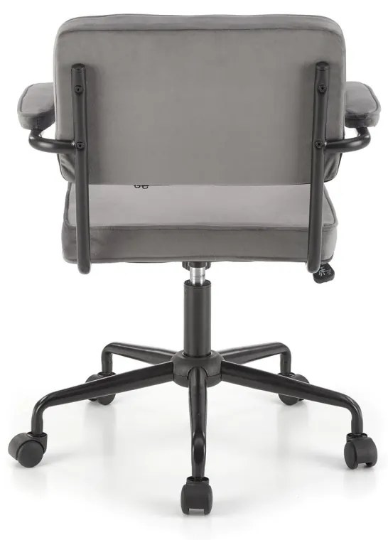 Scaun de birou Fidel velvet gri