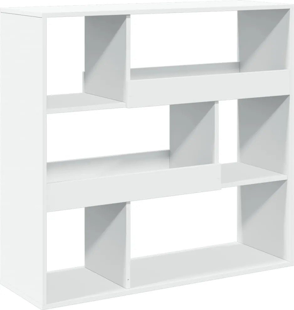 vidaXL Bibliotecă/Separator cameră, alb, 100x33x94,5 cm