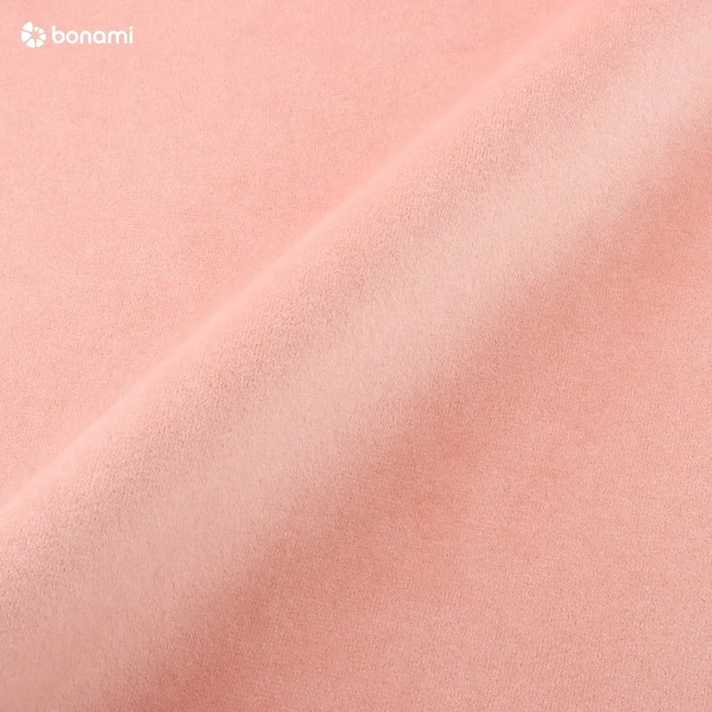 Taburet din catifea Milo Casa Santo, roz