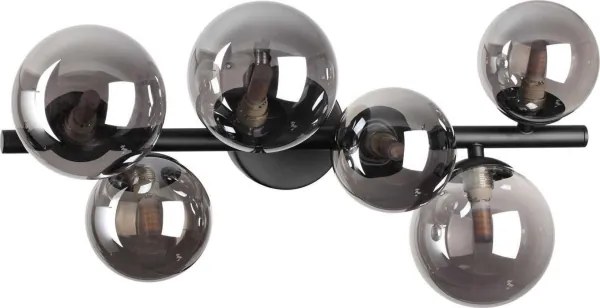 Ideal Lux - Abajur de schimb pentru candelabru/corp de iluminat/lampă PERLAGE Ø 15 cm fumuriu