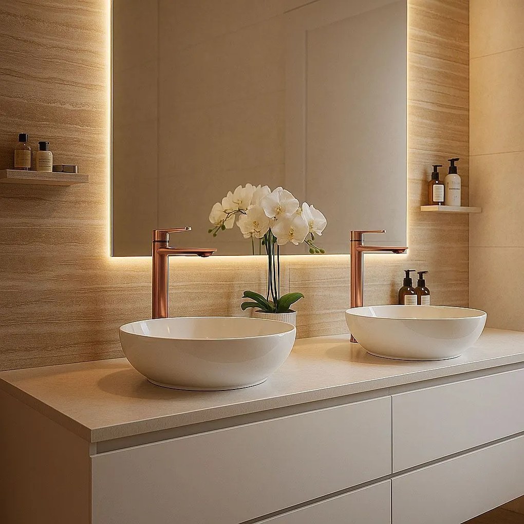 Baterie pentru baie REA Storm COPPER BRUSH High