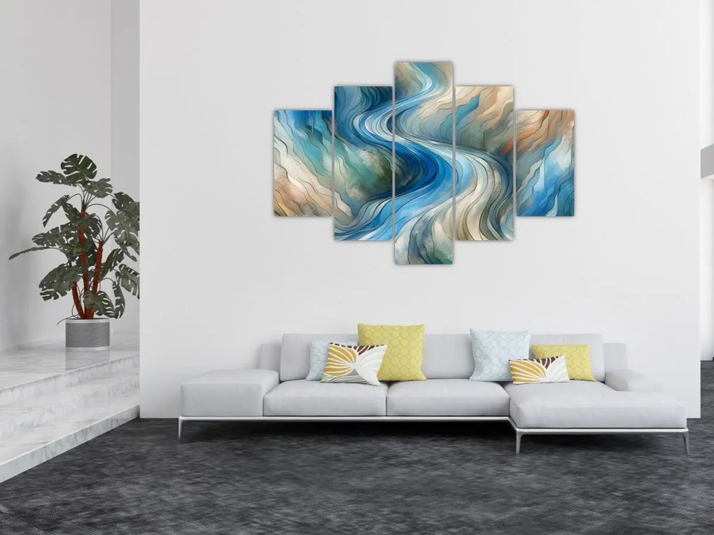 Tablou - Curent abstract (150x105 cm)