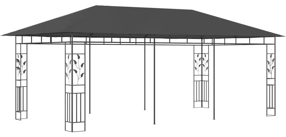 Pavilion cu plasa anti-tantari, antracit, 6 x 3 x 2,73 m Antracit, 6 x 3 x 2.73 m