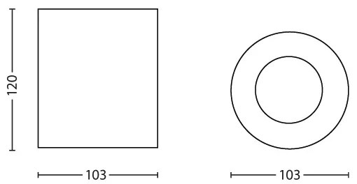 Philips 56330/30/PN - Lampa spot MYLIVING PILLAR 1xGU10/50W/230V
