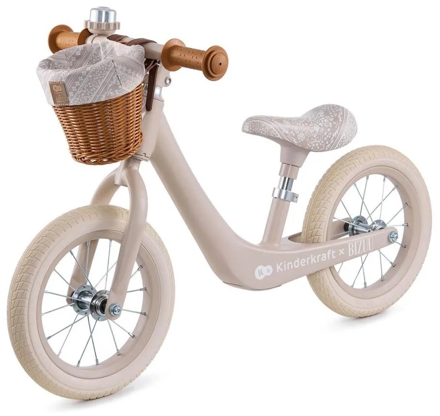 KINDERKRAFT - Bicicletă fără pedale RAPID 2 Dune Whisper Bizuu