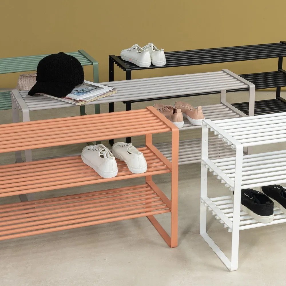 Pantofar somon din oțel 100x48,5x29 cm Rex – Spinder Design