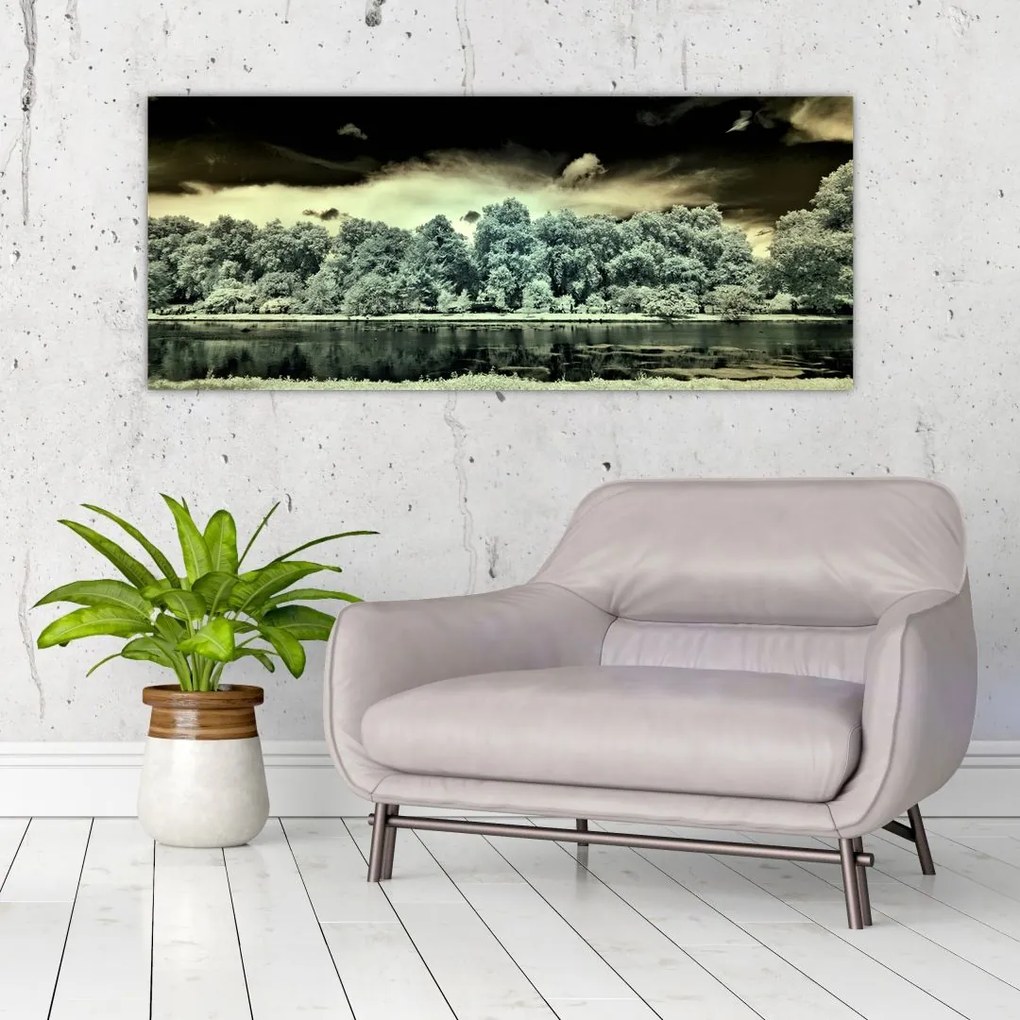 Tablou suprafeței de apă (120x50 cm)