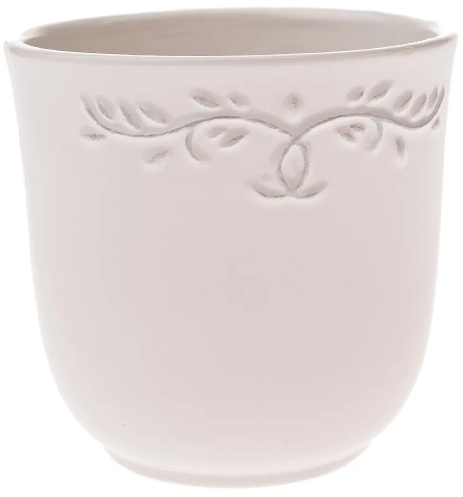 Ghiveci ceramic Ramillete bej, 13 x 12,6 cm
