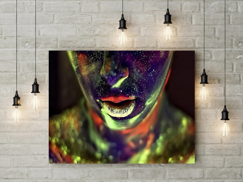 Tablou canvas Fluorescent Man 120x80 cm