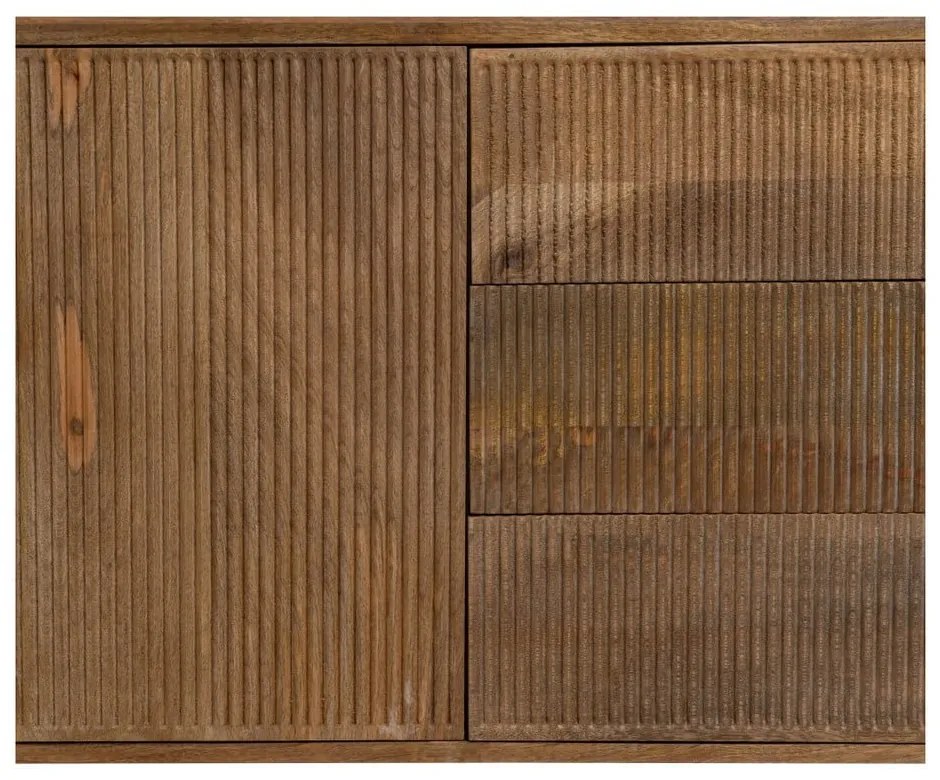 Comodă în culoare naturală joasă din lemn de mango 174x75 cm Apricot – Ixia