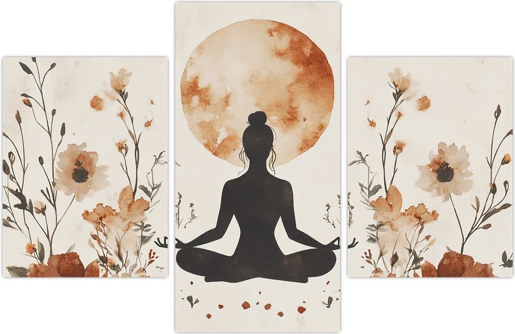 Tablou - Yoga Portocalie (90x60 cm)