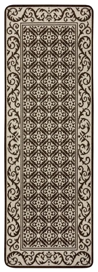 Covor de bucătărie Hanse Home Weave Romb, 70x180 cm, maro