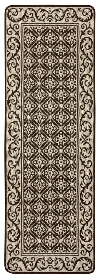 Covor de bucătărie Hanse Home Weave Romb, 70x180 cm, maro