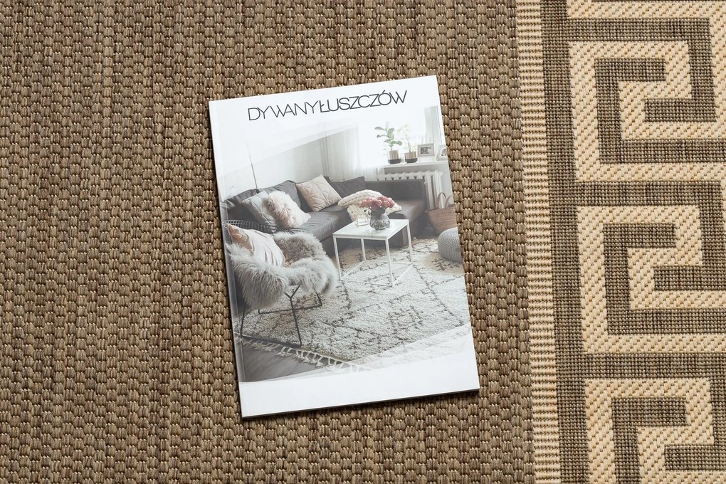 Covor sisal Floorlux 20014 coffe si mais