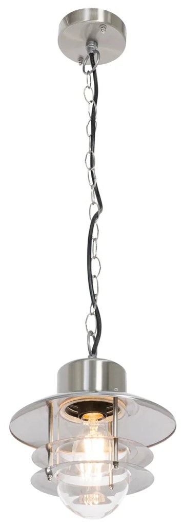 Lampă suspendată industrială din oțel IP44 - Shell