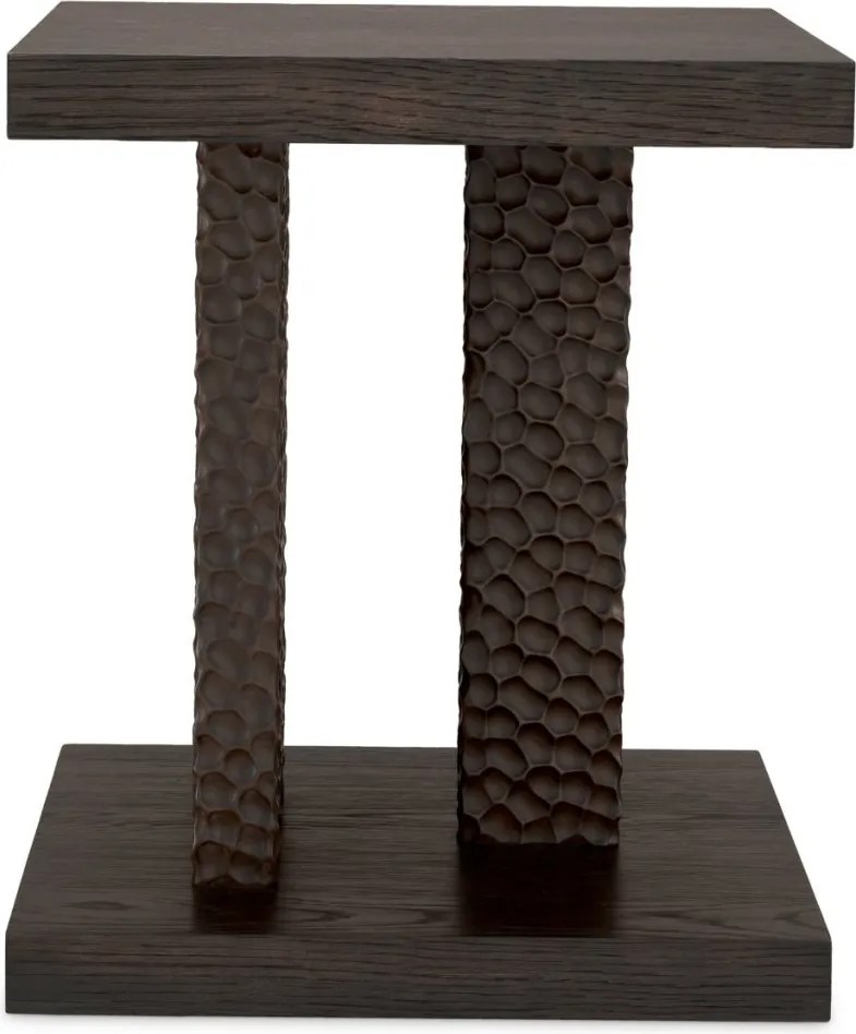 Masuta auxiliara design LUX Bravon, Ebony oak veneer