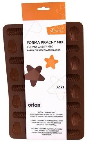 Formă fursecuri Orion MIX, din silicon, maro