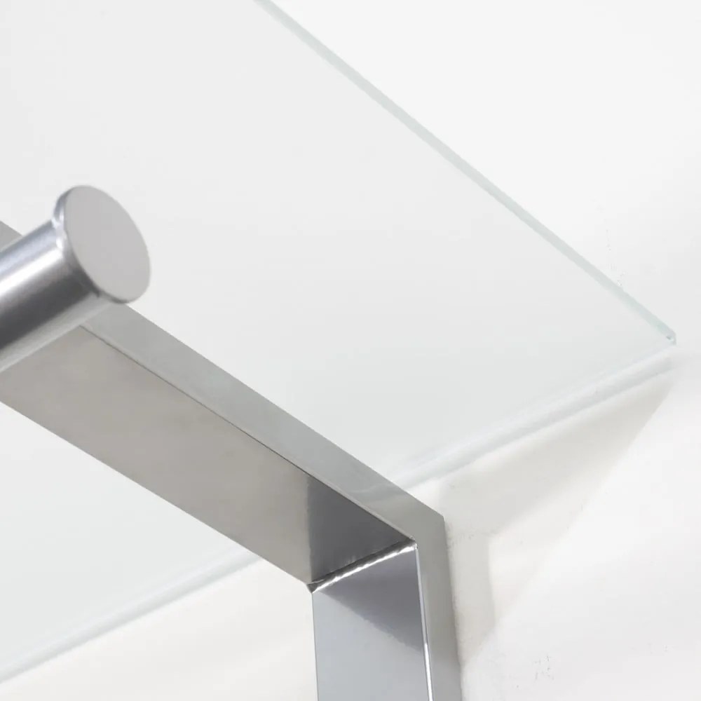 Cuier de perete argintiu cu raft din metal 80 cm Dutch – Spinder Design