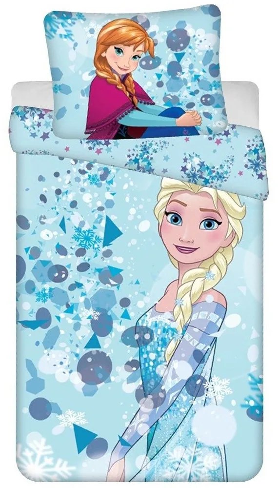 Lenjerie de pat fosforescentă "Regatul de Gheață" Elsa