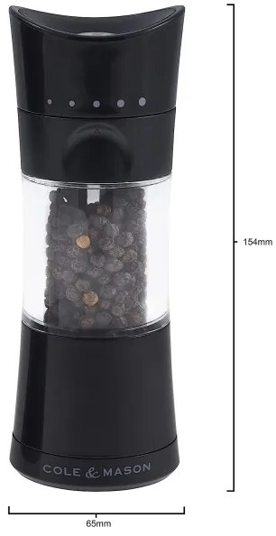 Cole&Mason - Set 2 râșnițe sare și piper HARROGATE 15,4 cm