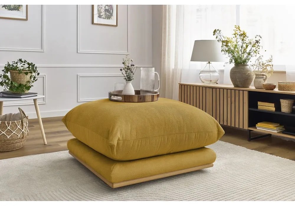 Taburet galben Ernest – Bobochic Paris