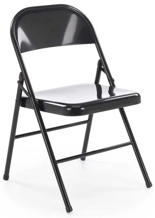 Scaun pliabil Acton, negru