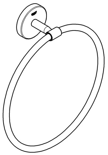 GROHE 41167000 - Suport pentru prosoape START COSMOPOLITAN, diametru 200 mm, crom lucios