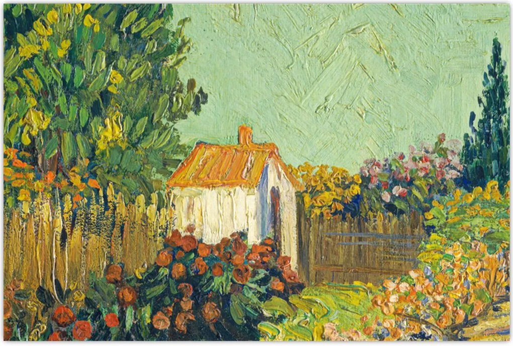 Tablou - Imitator of Vincent van Gogh, Landscape, reproducere (90x60 cm)