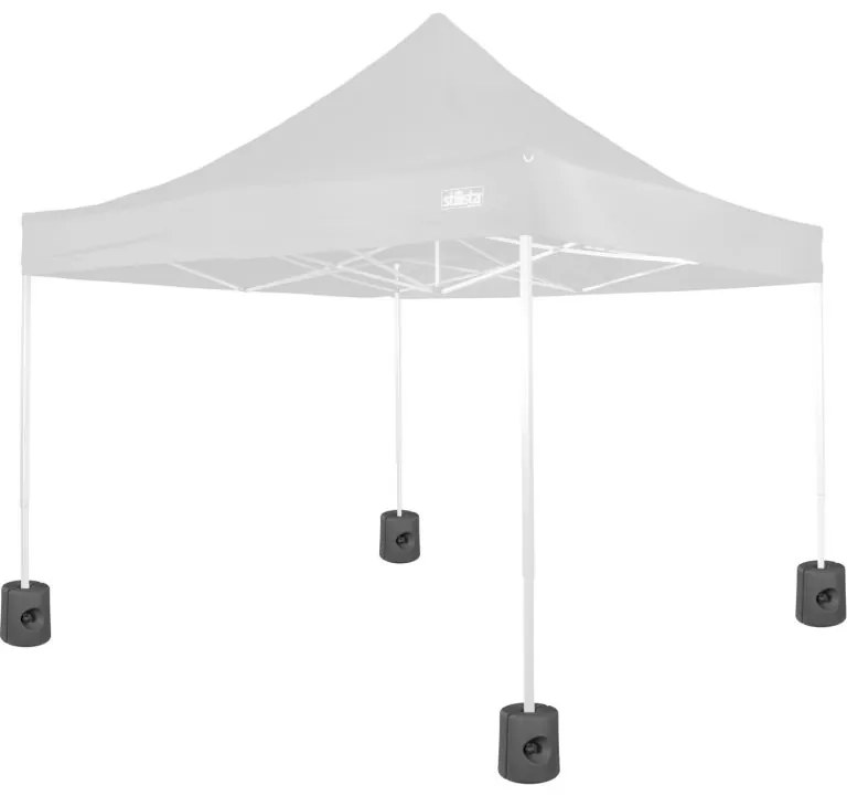 Greutăți pentru corturi de petrecere în grădină,set de 4,gri