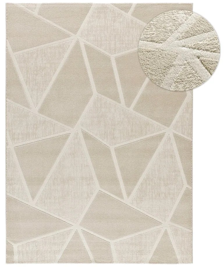 Covor crem 80x150 cm Sensation – Universal