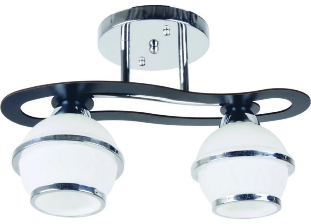 Lustra Orbit LY-3072, 2xE27, alba+maro+crom, IP20, Klausen