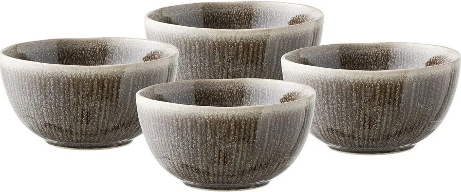 Boluri mici grej 4 buc. pentru supă din gresie 1 l Viola – House Nordic