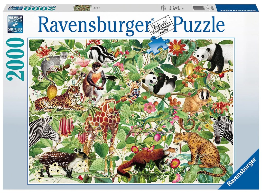 PUZZLE JUNGLA, 2000 PIESE - RAVENSBURGER (RVSPA16824)