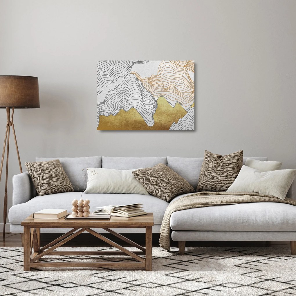 Tablou pe sticlă - Decor III. (70x50 cm)