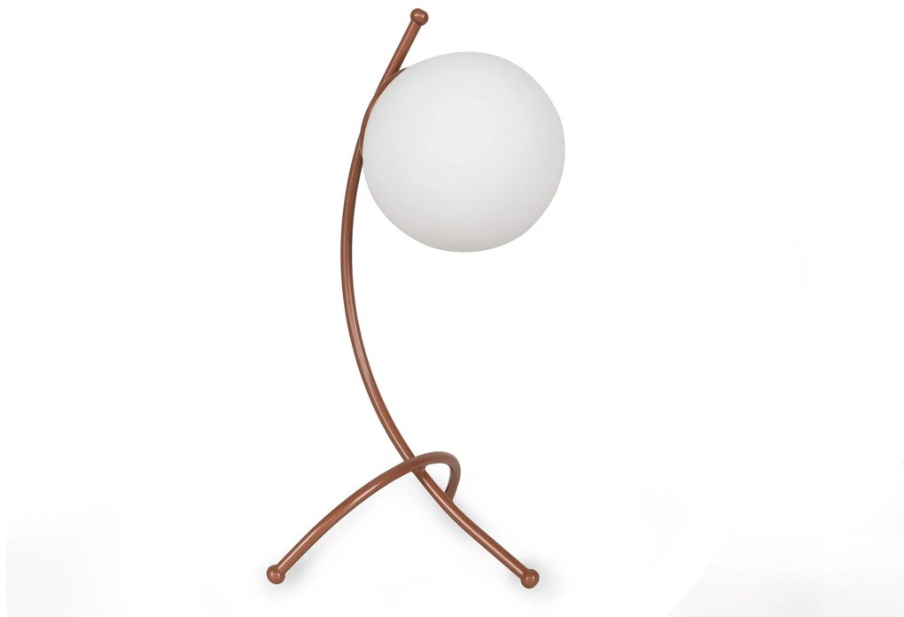 Lampa haaus Yay, 40 W, Alb/Cupru, Size: 23 x 18 cm Height: 43 cm