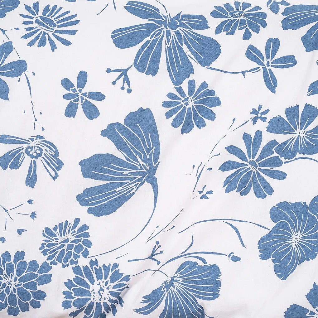 Lenjerie de pat din bumbac 4Home Blue Meadow, 140 x 200 cm, 70 x 90 cm