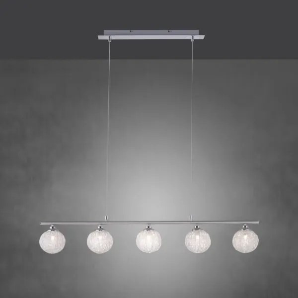 Lustră pe cablu WOMBLE 5xG9/28W/230V Paul Neuhaus 2790-55