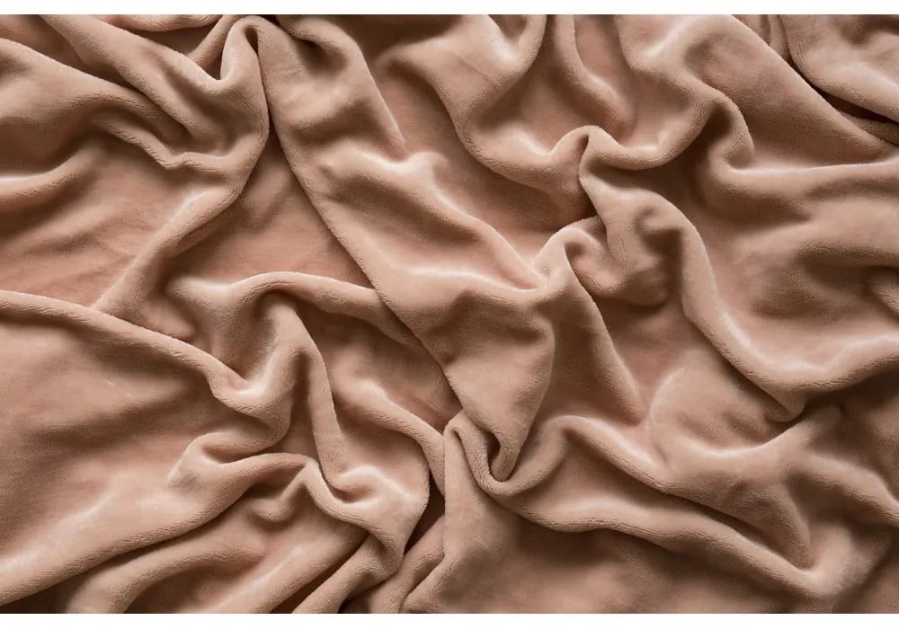 Cearceaf maro din micropluș cu elastic 90x200 cm – Jerry Fabrics