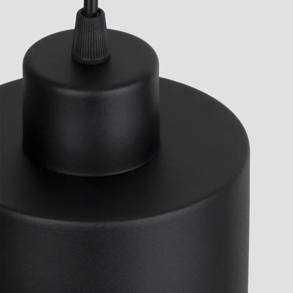 Lustră pe cablu SAVAR 1xE27/60W/230V neagră Sollux SL.1132