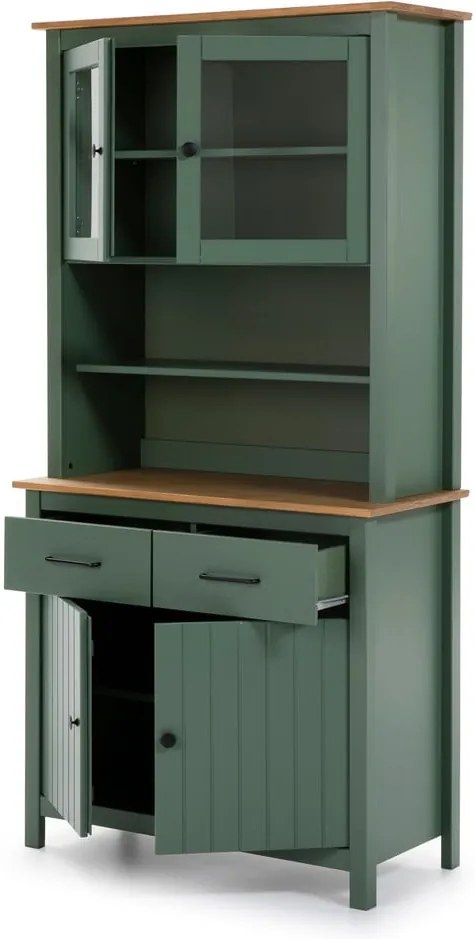 Bufet din lemn Marckeric Miranda, verde