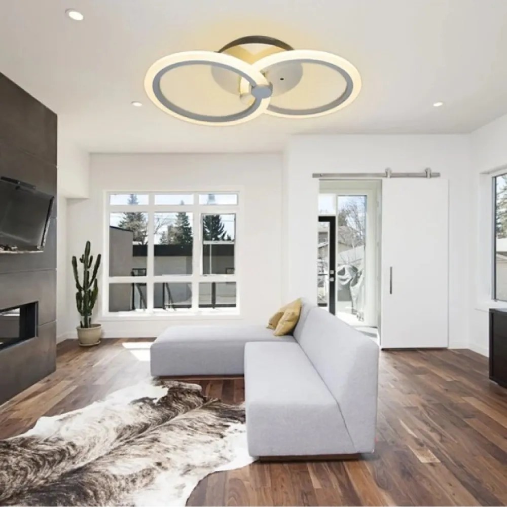 Lustra LED, Lumina Rece Calda, Intensitate Reglabila Elit's Esnb66-2R 48w