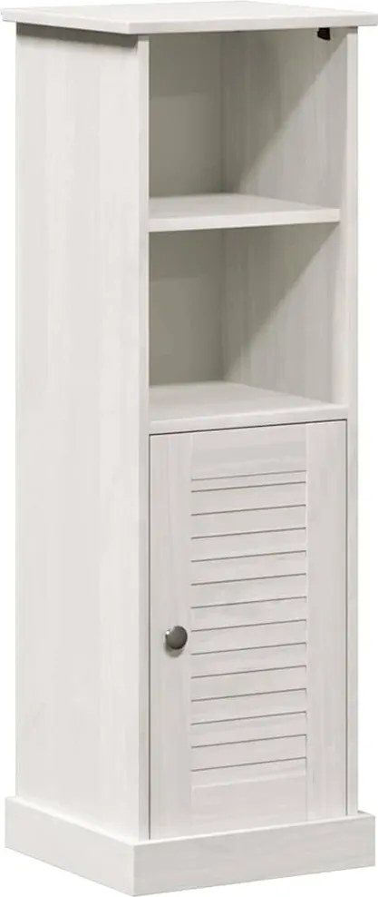 vidaXL Dulap de Baie cu raft VIGO Alb și Alb Antic 37 x 34 x 110 cm