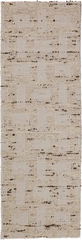 Covor tip traversă în culoare naturală țesut manual din amestesc de lână 80x230 cm Rova Blend – Flair Rugs