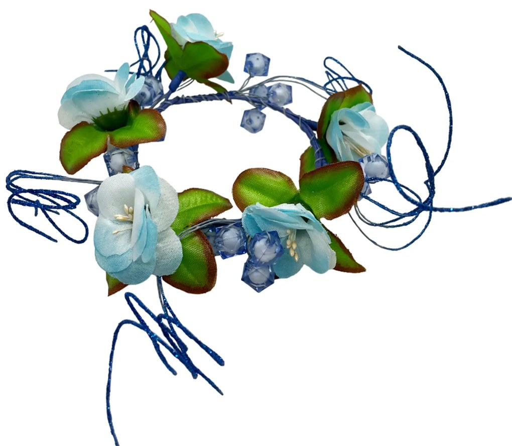 Coronita pentru lumanare FLOWERS, 12cm
