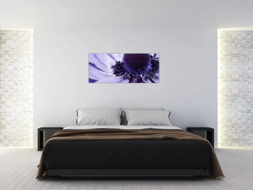 Tablou - Floare mov (120x50 cm)