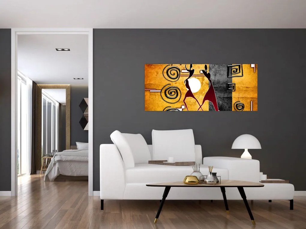 Tablou - Pictură străveche (120x50 cm)